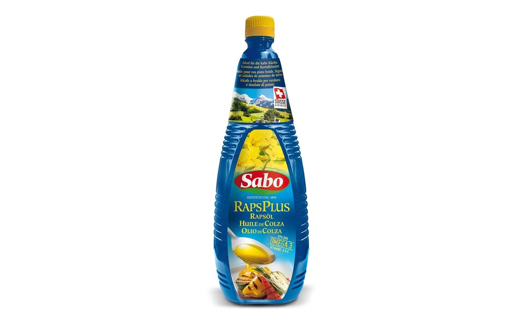 Sabo Huile de colza Rapsplus Suisse Garantie 1 l