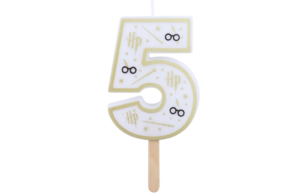 PME Bougie en forme de chiffre Harry Potter No 5