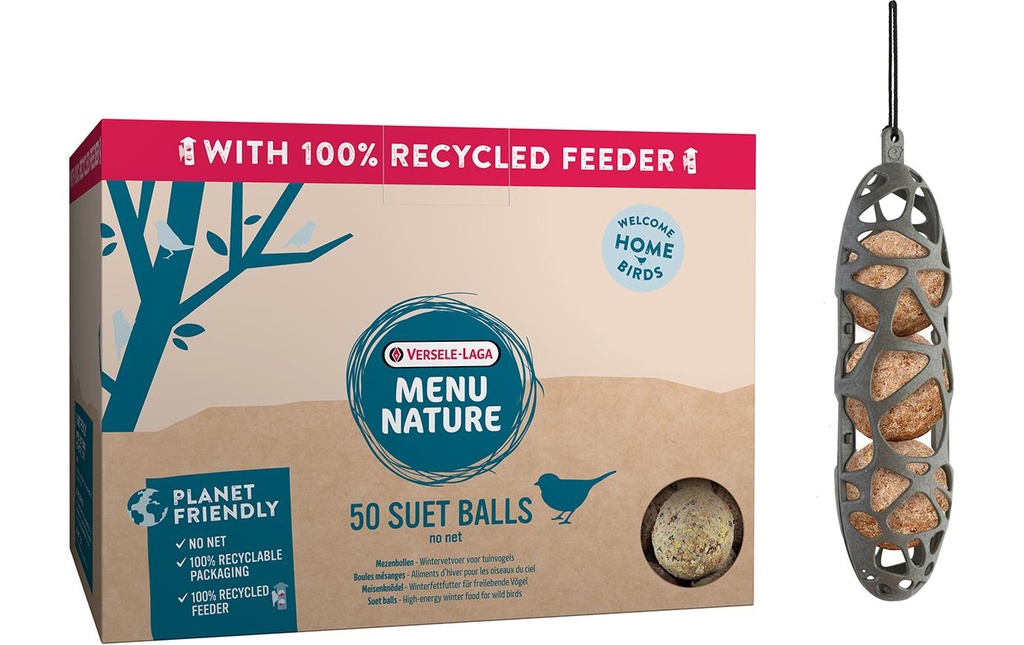 Versele Laga Nourriture d’hiver pour oiseaux Menu Nature Planet friendly, 50 pcs.
