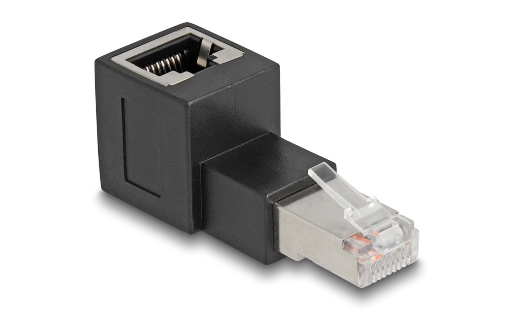 Delock Adaptateur d’angle 90° RJ45 vers le haut, Cat.6A 1 Pièce/s