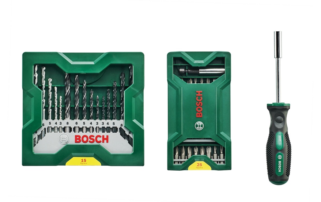 Bosch Kits de forets Mini X-Line, 25+15+1 pièces