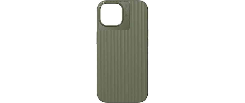Nudient Coque arrière Bold Case iPhone 15 Olive Green