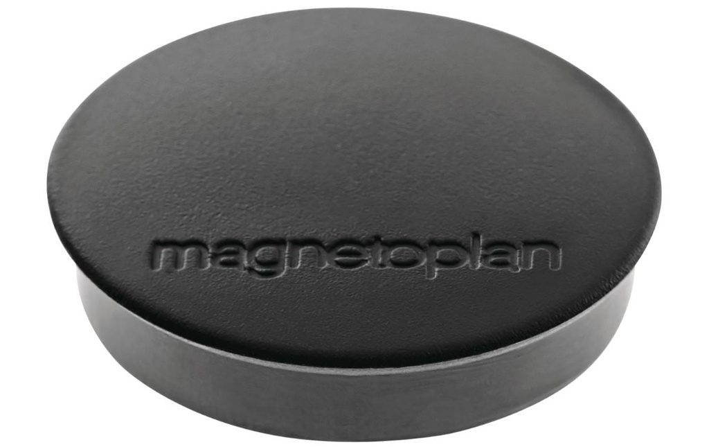 Magnetoplan Aimant Discofix Ø 3 cm Noir, 10 Pièce/s