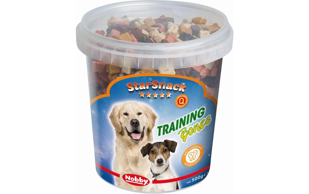Nobby Friandise StarSnack Training Bones boîte, 500 g