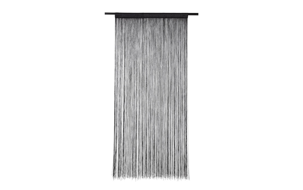 COCON Rideau à cordes 90 cm x 200 cm, Noir