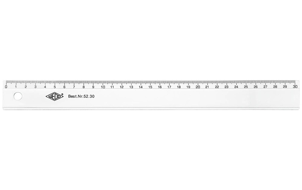 WEDO Règle transparente 30cm