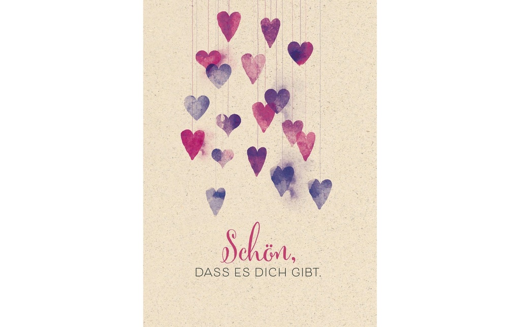 Natur Verlag Carte à motif Heureux de t'avoir 17.5 x 12.2 cm