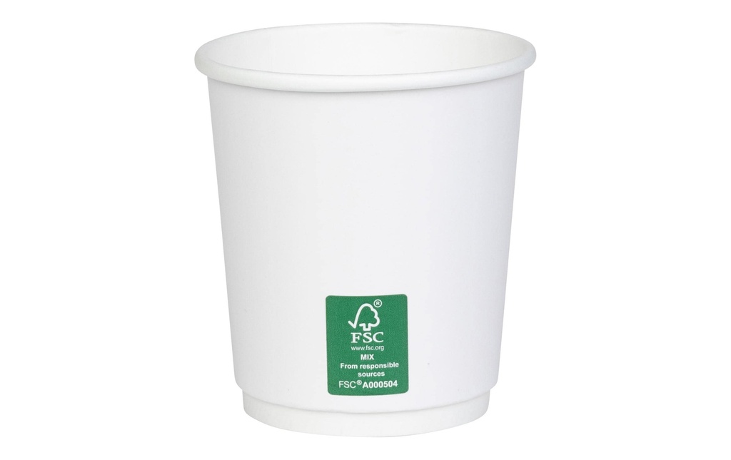 FURBER Tasses à café jetables 200 ml, 50 pièces