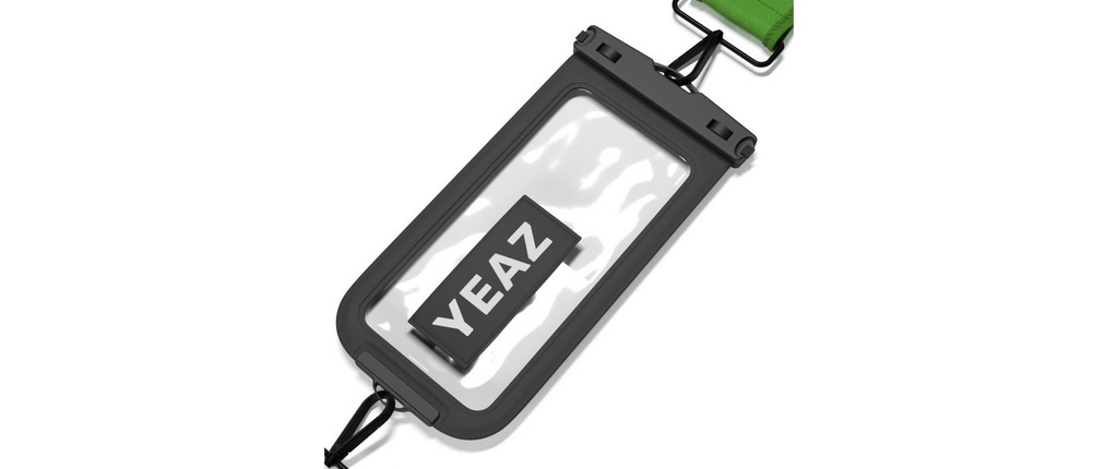 YEAZ Ocean Shot Phone Case Holder Noir/Vert