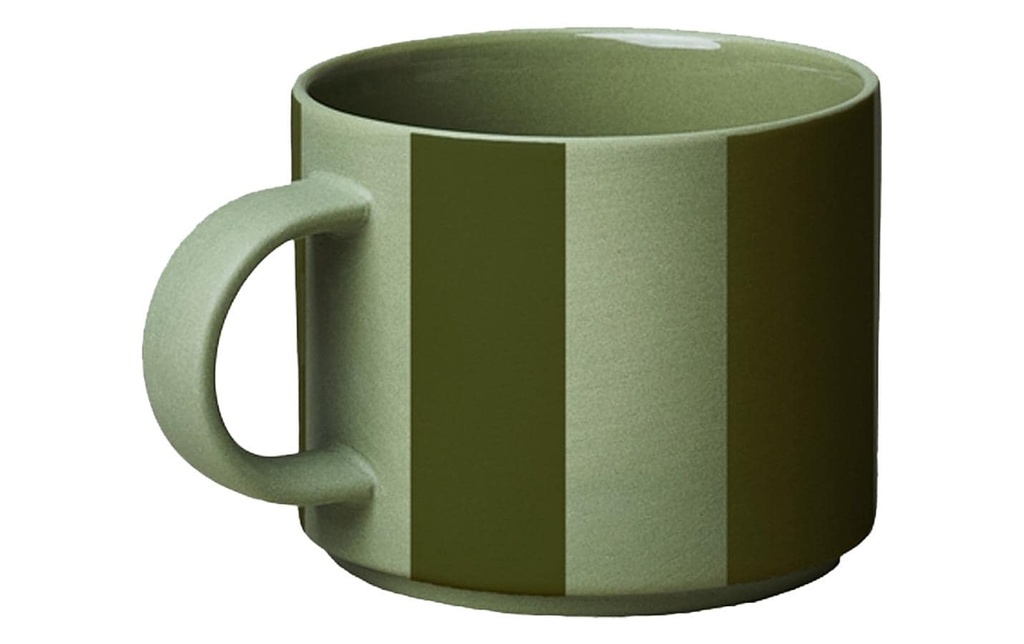 Chic Mic Tasse à café Bonne humeur 280 ml, 1 Pièce/s, Eucalyptus rayé