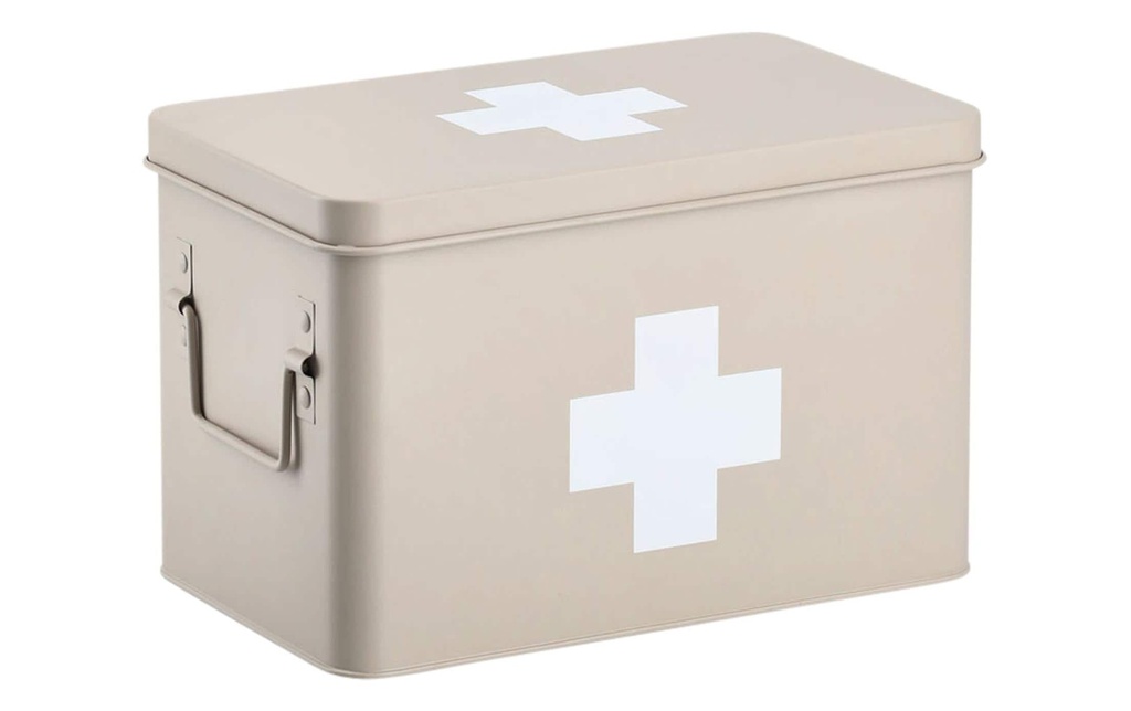 Zeller Present Armoires de premiers secours 32 x 19,5 x 20 cm, Beige