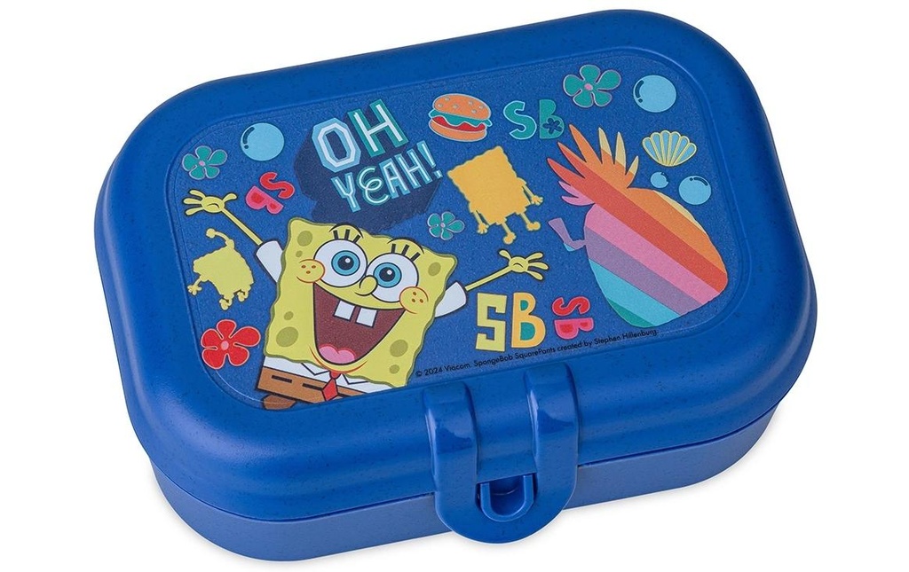 Koziol Boîte casse-croûte SPONGEBOB space blue, Lot de 3