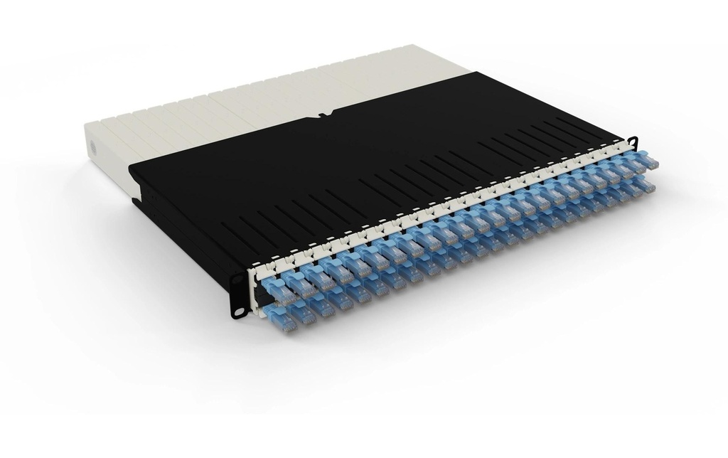 Patchbox patchbox.one / 8RU / Cat 6A, UTP, 0.8 m, Bleu