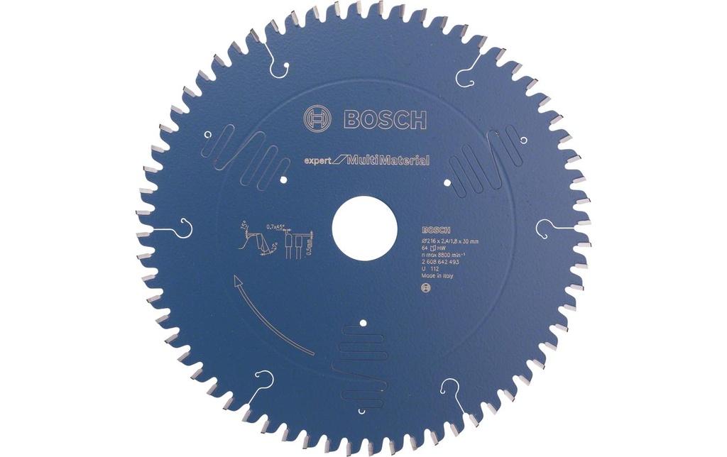 Bosch Professional Lame de scie circulaire Expert for Multi Material Ø 216