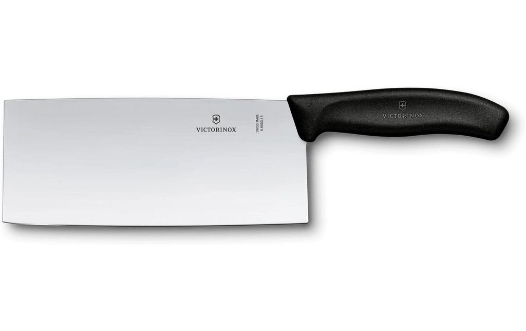 Victorinox Couteau de chef Swiss Classic, 18 cm, noir