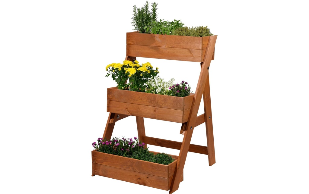 dobar Jardinière surélevée Escalier pour plantes à 3 marches