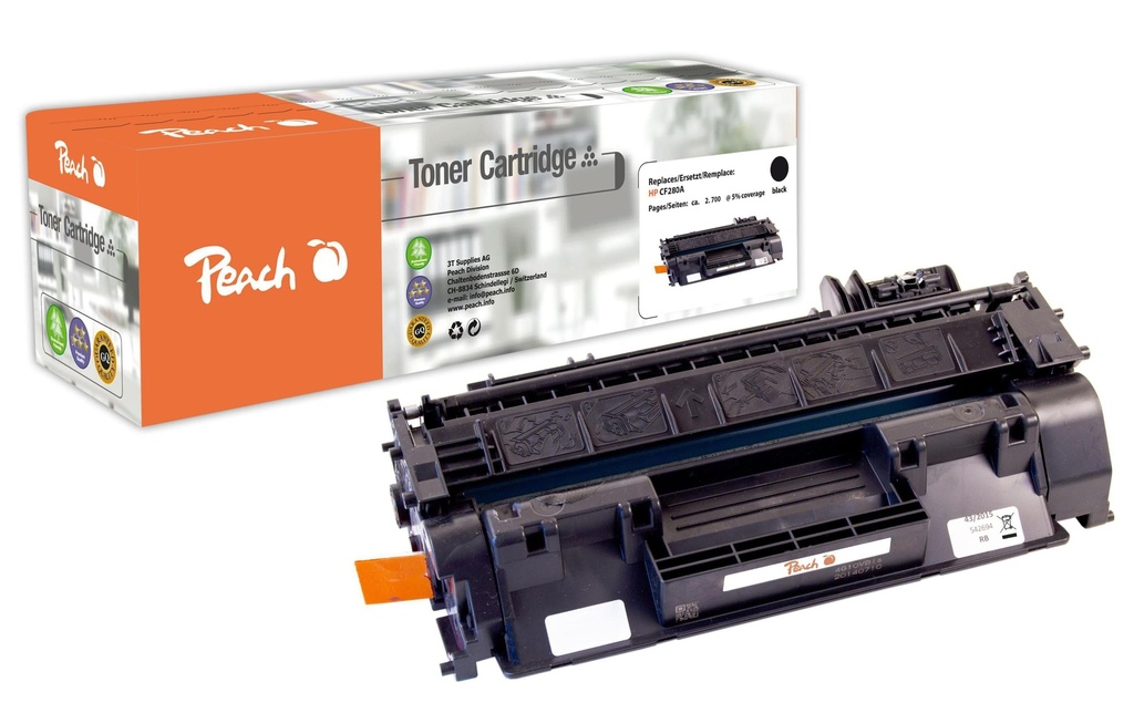 Peach Toner HP Nr. 80A (CF280A) noir