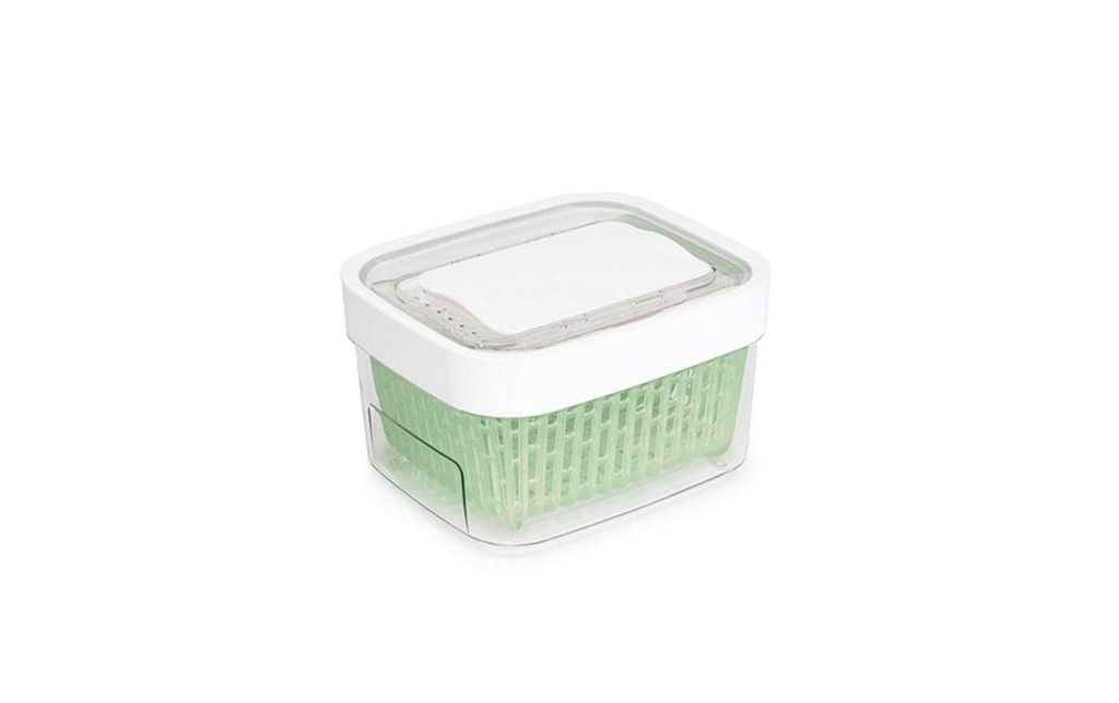 Oxo Good Grips Récipients à provisions Greensaver 1.5 l, Transparent/Vert/Blanc