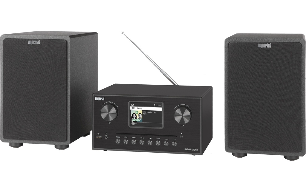 Imperial Installation micro-HiFi Dabman i310 CD Noir