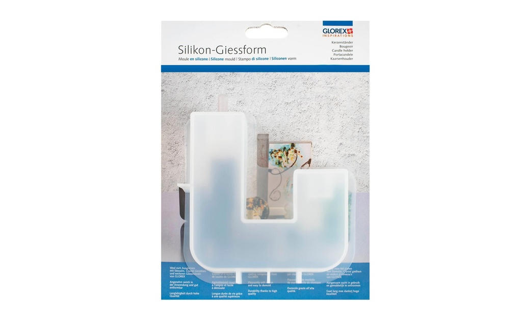 Glorex Moule pour bougies Blanc