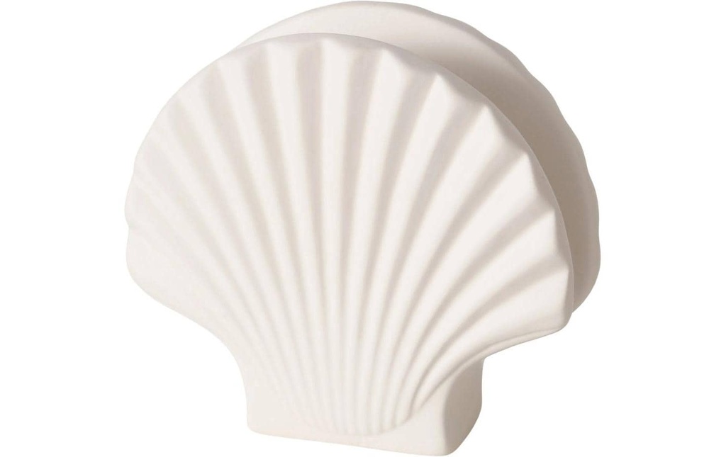Boltze Porte-serviette Coquillage Lamira, Blanc