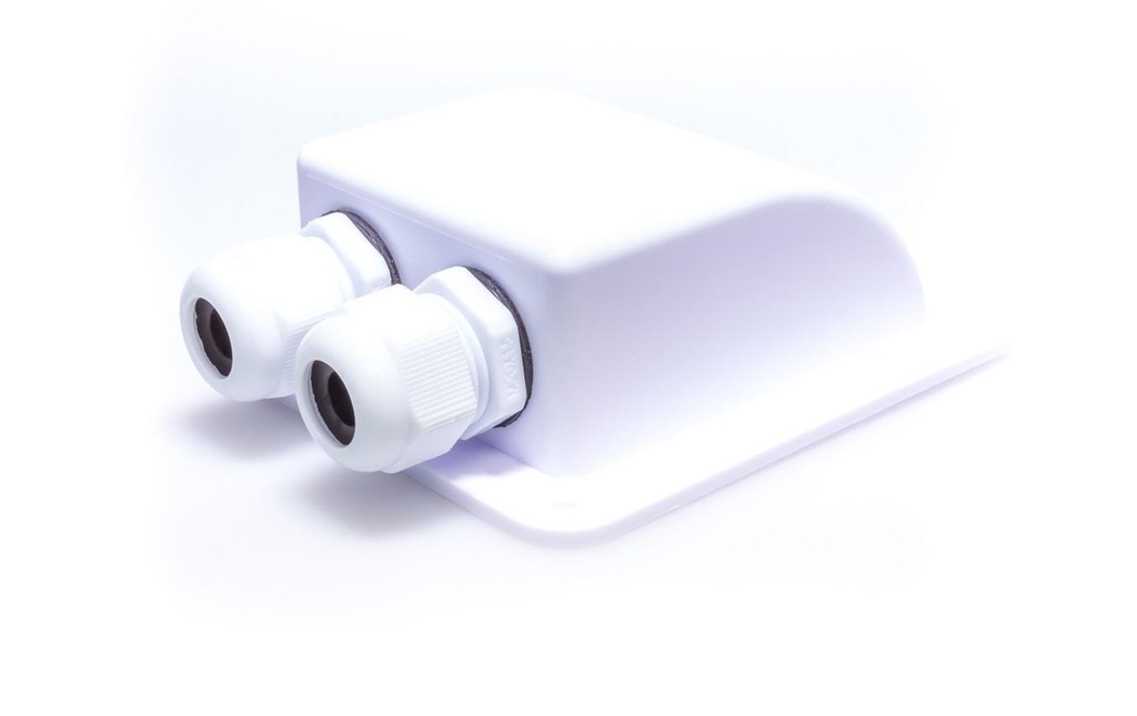 Swaytronic Boîte de jonction solaire double, Blanc