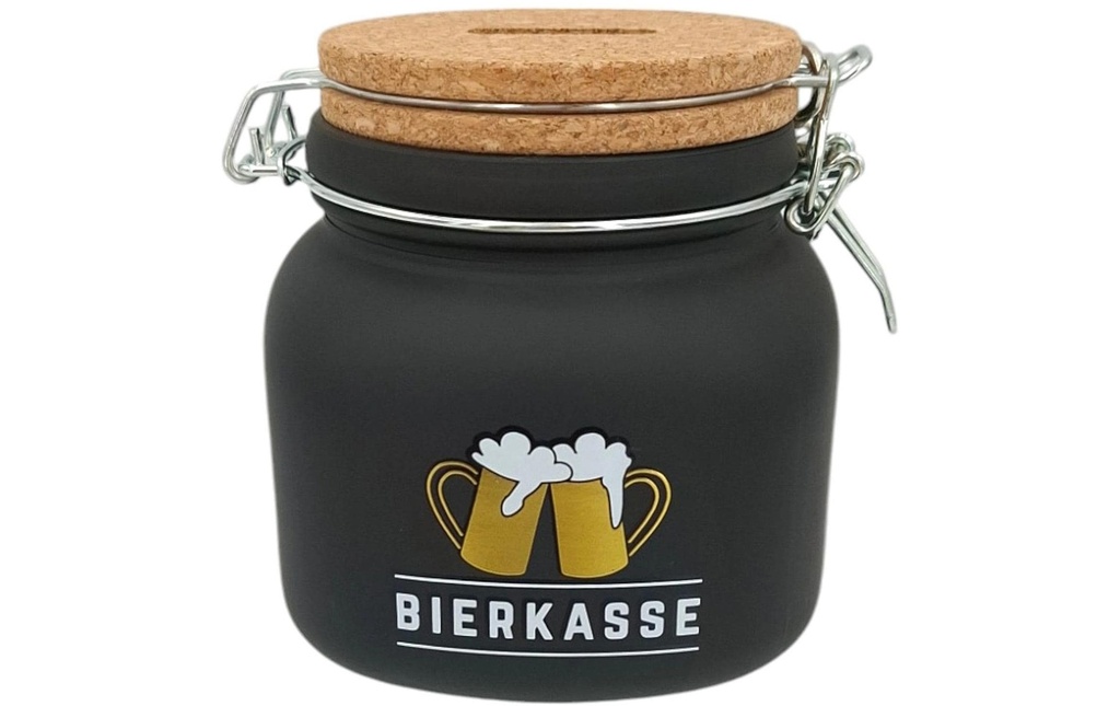 Trendcompany Tirelire Caisse à bière Verre