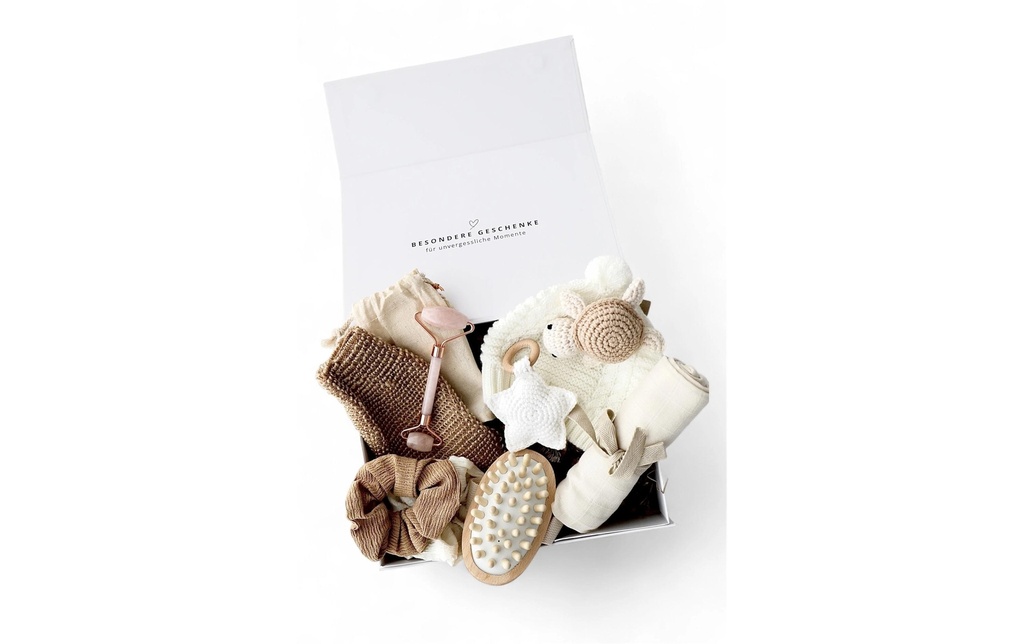 Oykami Coffret cadeau maman-bébé Elora Blanc