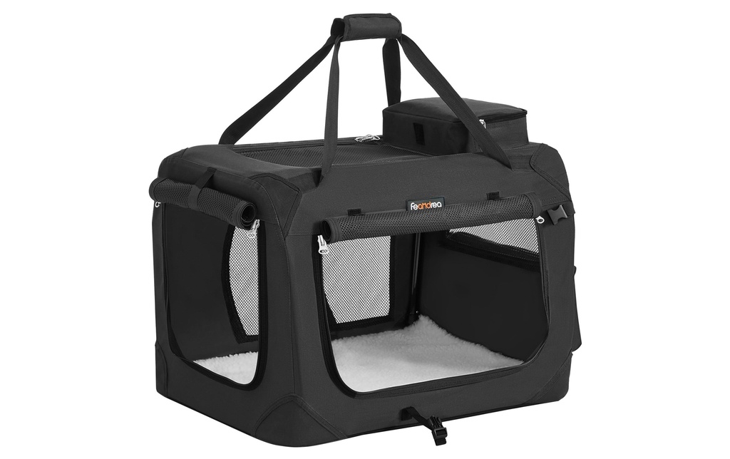 Feandrea Boîte de transport Animal de compagnie, M, noir