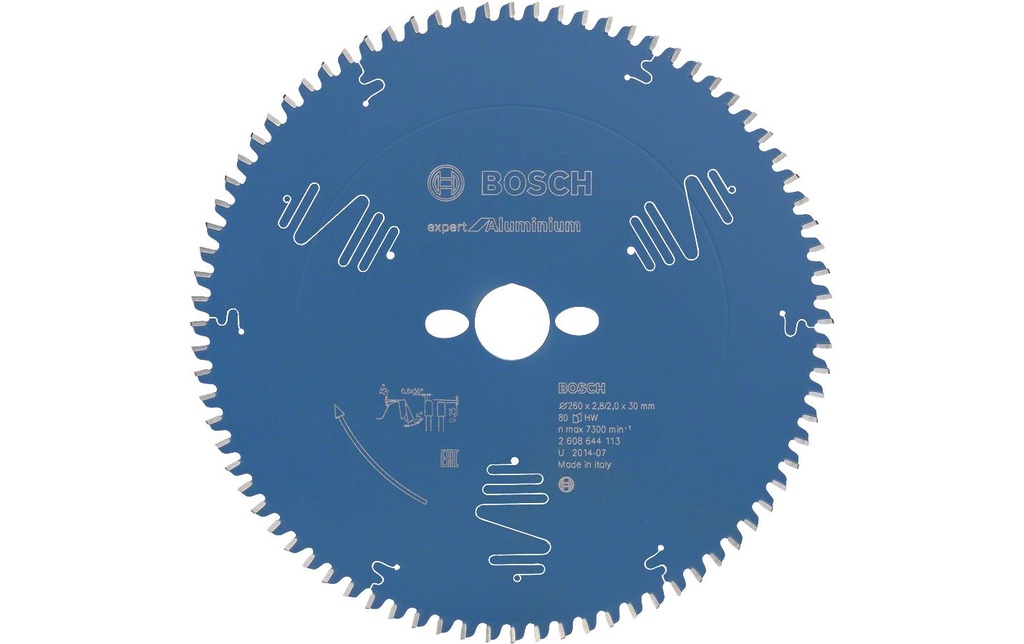 Bosch Professional Lame de scie circulaire Expert for Aluminium Ø 260
