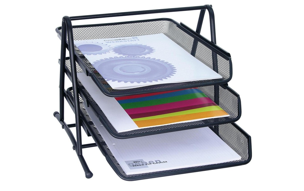 WEDO Corb.courrier Office 3pcs noir