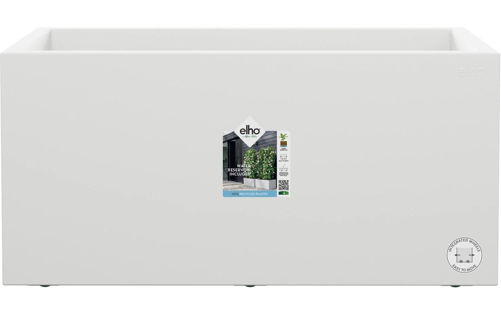 Elho Pot de fleur Vivo Next long 60 cm Blanc