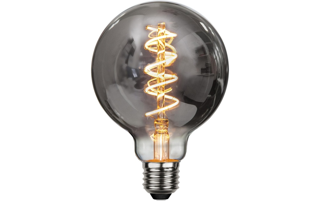 Star Trading Lampe LED Spiral Filament Smoke, 2 W (15 W), E27, blanc chaud