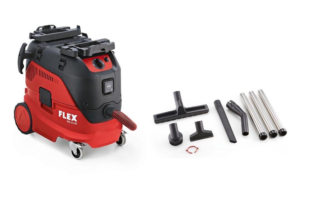 Flex Aspirateur industriel VCE 33 L AC kit de nettoyage inclus