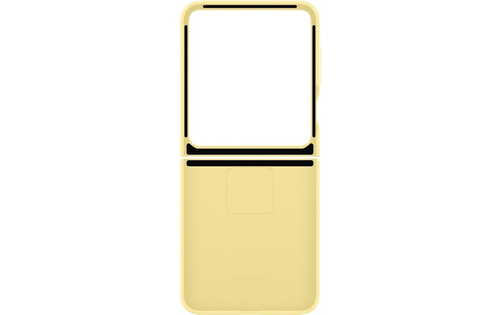 Samsung Coque arrière Silicone Galaxy Z Flip6 Yellow