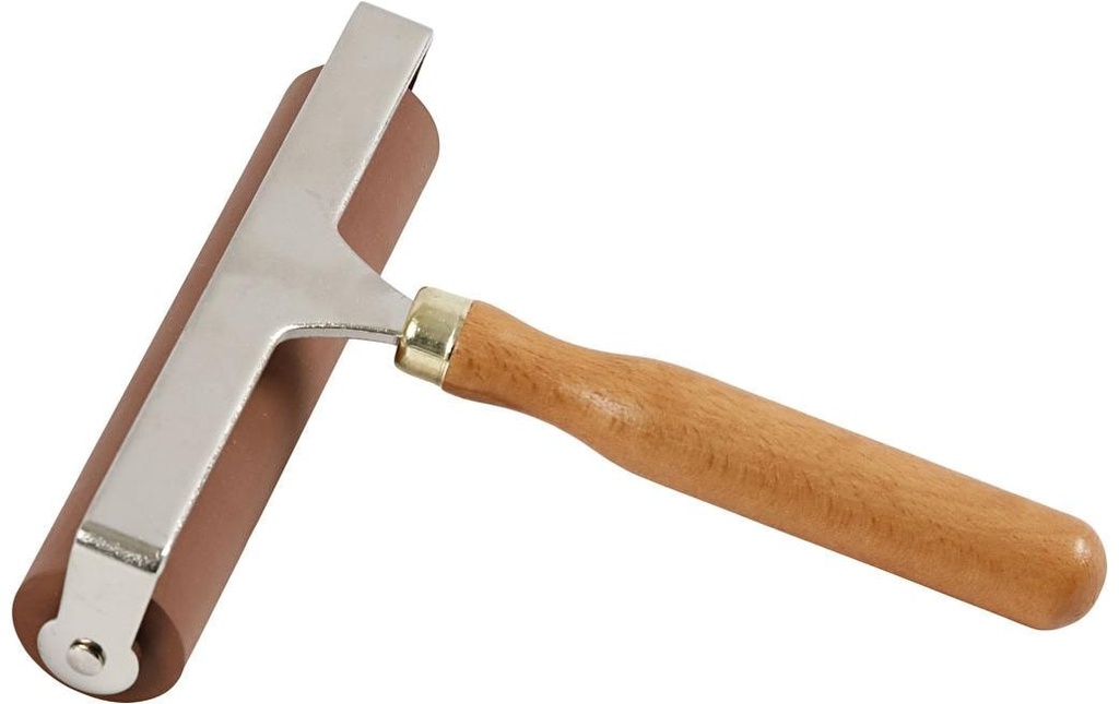Creativ Company Rouleau de peinture Rouleau en caoutchouc/linol 14.7 cm