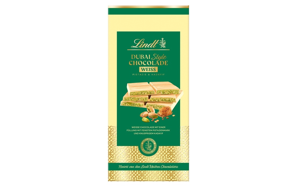 Lindt Chocolat Chocolat blanc Dubai Style 150 g