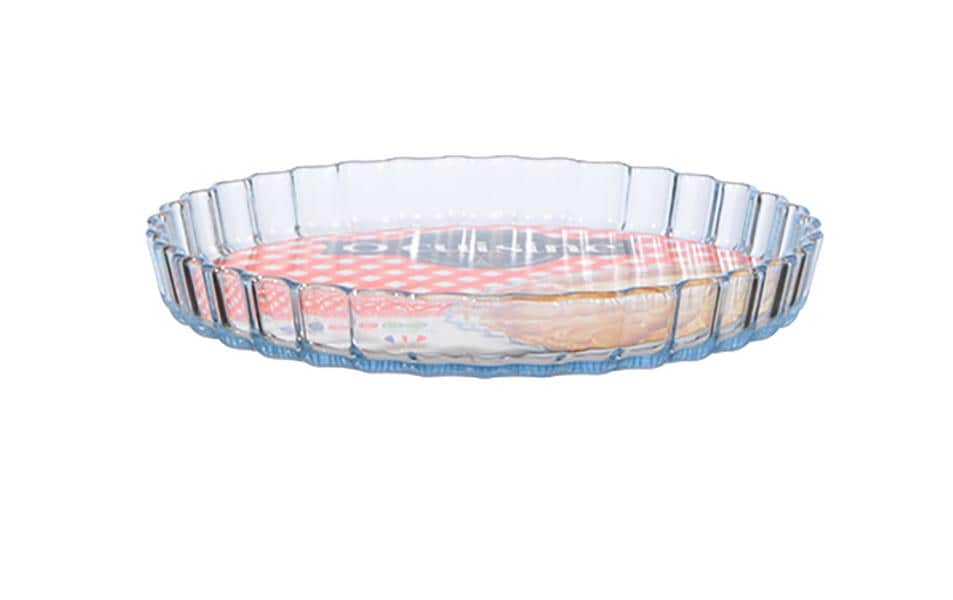 International Cookware Plat à gratin 27 cm Rond, Transparent
