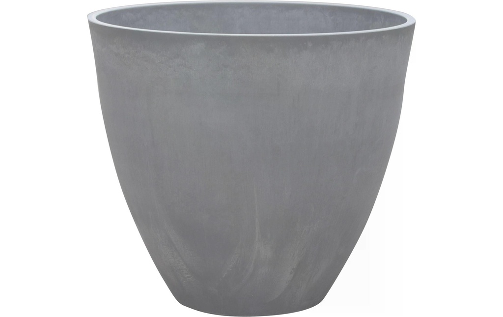 Van der Gucht Pot de fleur Woodstone Ø 35 cm x 29 cm Gris clair
