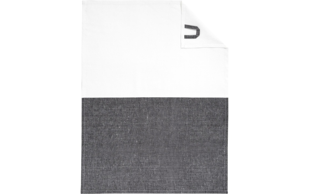 Cawö Torchon pour la vaisselle Cuisine Duo Noir/Blanc