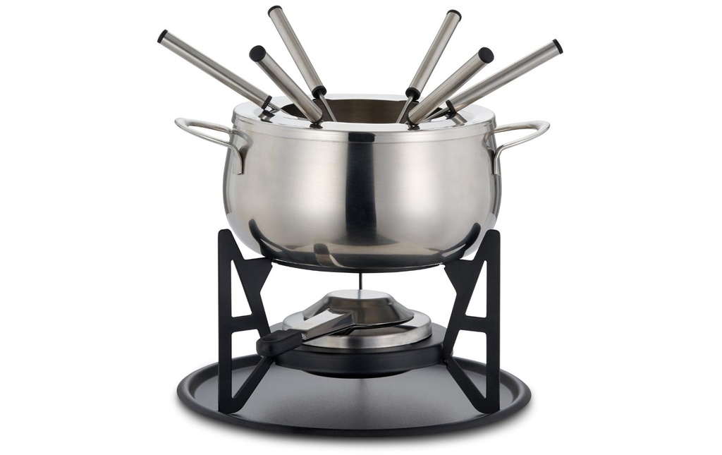 Oak & Steel Service à fondue au chocolat 11 Pièce/s, Argenté