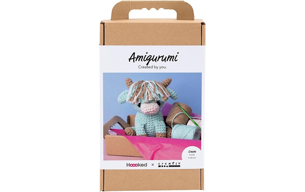 Creativ Company Kits de bricolage Amigurumi, vache