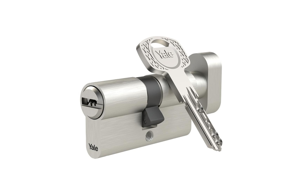 Yale Cylindre à bouton 1300, NGF, 30/30, 5 clés High Security