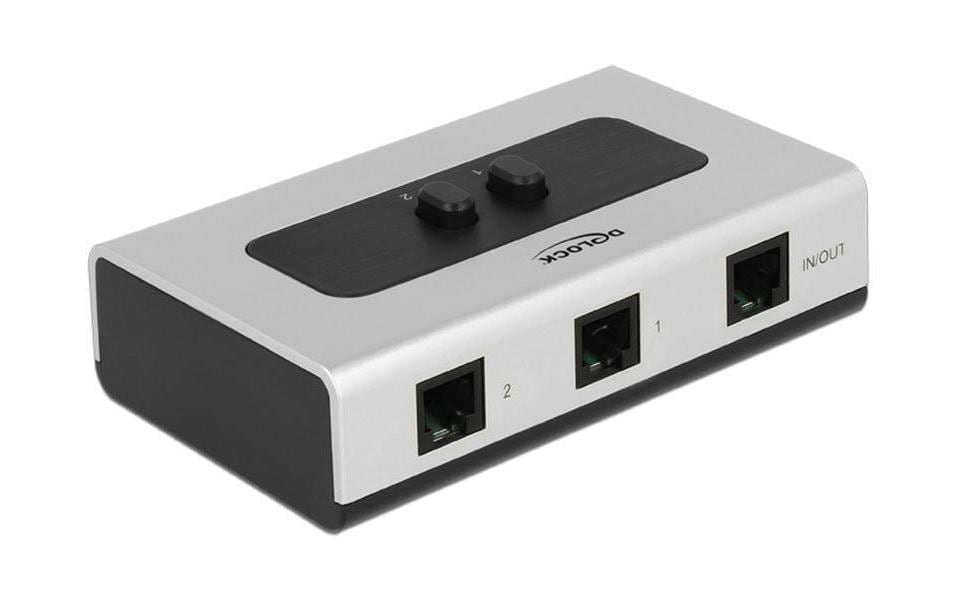 Delock Boîte de commutation RJ-11, 2 Port