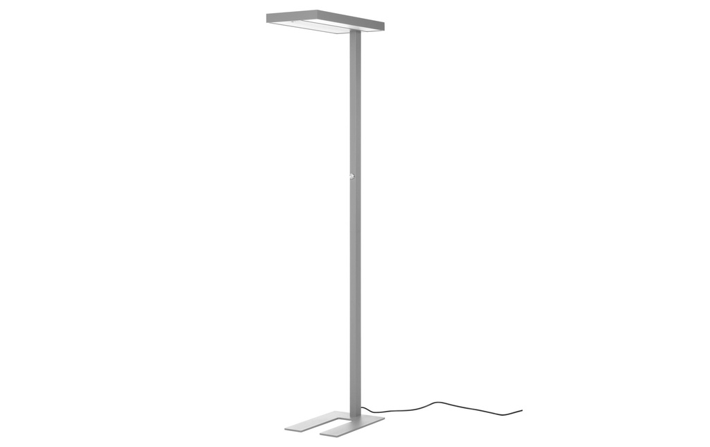 office focus Lampe sur pied de bureau LED 80 W, Gris