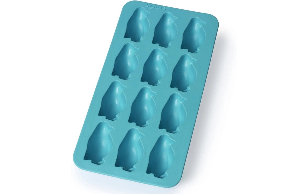 Lékué Moule à glaçon Pingouin Turquoise