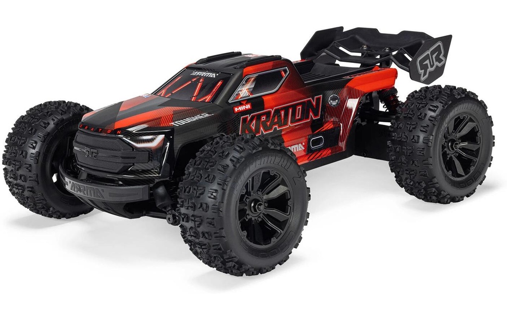 Arrma Truggy Mini Kraton 3S DSC 1:16, ARTR, noir/rouge