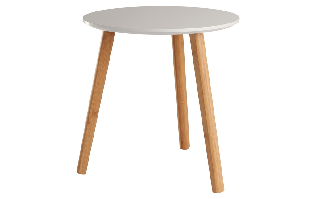 Schou Table d'appoint 40 x 40 cm, Brun/Gris