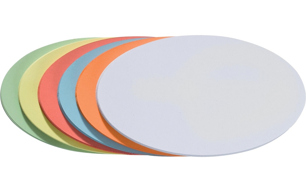 Franken Cartes de présentation Ovale 19 x 11 cm, assorti, 300 pièces