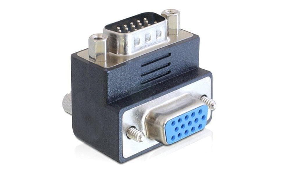 Delock Adaptateur d’angle 90°, m-f VGA - VGA
